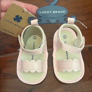 Lucky Brand Light Pink Baby Sandals
